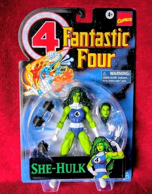漫威传奇神奇四侠 4 系列复古复古卡片 SHE-HULK Pulse 全新 F4 — 第 1/4 张图片