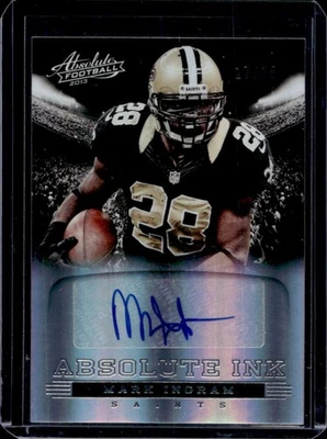 2013 Absolute Mark Ingram Ink Spectrum Silver Auto #17/25 Saints - Image 1 of 2