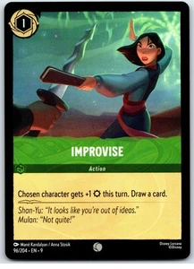 #96 Improvisar - Común - Esmeralda 2025 Disney Lorcana Fabled - Imagen 1 de 2