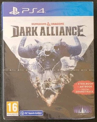 Dungeons & Dragons Dark Alliance Steelbook Artbook- FACTORY SEALED - PS4 - T48!! - Image 1 of 2