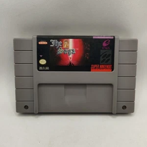 The 7th Saga Super Nintendo SNES Authentic Cartridge Cleaned Tested and Working - Picture 1 of 13