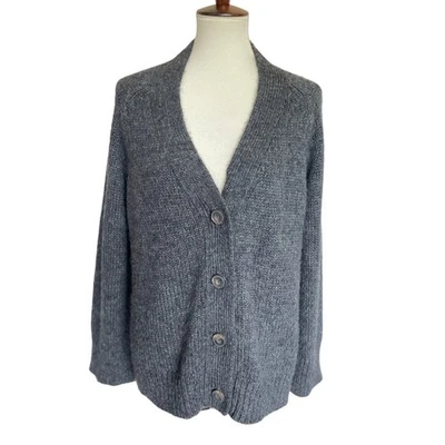 NWOT Velvet by Graham and Spencer Alpaca Oversized Gray Cardigan Size XS - Image 1 of 4