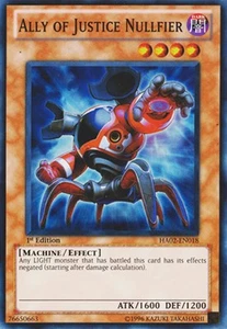 Ally of Justice Nullfier Super Rare Hidden Arsenal 2 YuGiOh Card - Picture 1 of 1