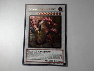 Yugioh SONNENDRACHE INTI , abpf-de042 Ultimate Rare deutsch Excellent  - Bild 1 von 4
