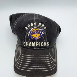 Los Angeles LA Lakers 2009 NBA Championship Kobe Bryant Locker Room Hat Cap VTG - Picture 1 of 4