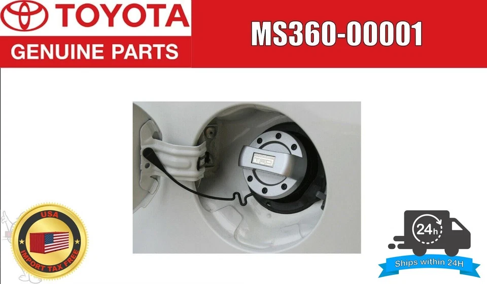 TRD Fuel Cap Cover With Tether MS360-00001 Genuine Silver TOYOTA 86 DBA-ZN6