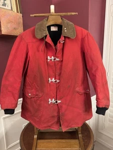 The Globe 1950s Fireman’s Jacket Size 44 Vintage, Full Wool Lining - Picture 1 of 13