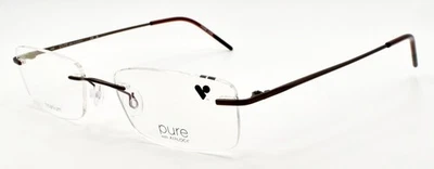 Оправы для мужских очков Airlock Wisdom 201 210 без оправы 51-18-140 атласные коричневые - Изображение 1 из 3