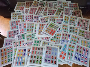 Schachtel UNO New York Kleinbögen Flaggen gest. + ** 100 Stk. (#96703) - Bild 1 von 6