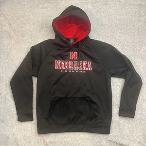 Nebraska Cornhuskers Colosseum Men’s XL hoodie sweatshirt Black and Red Nice - Picture 1 of 6