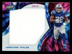 2021 Panini JONATHAN TAYLOR #JT Jumbo Patch Refractor Parallel 89/99 Colts - Picture 1 of 4