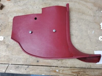 1977-1992 Cadillac Fleetwood Deville Pass Right Front Kick Panel Trim OEM RED - Image 1 of 4