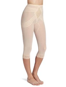 Rago Shapette Beige Capri Pant Liner with Counter Bands Size 34/2XL - Picture 1 of 7