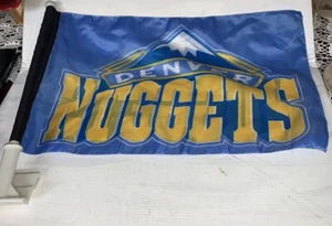 Denver Nuggets NBA 11X14 Window Mount 2-Sided Car Flag - Picture 1 of 10