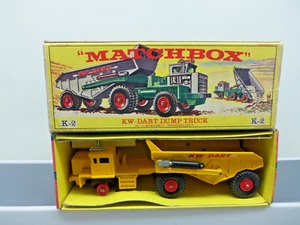 Matchbox Lesney King Size K2 KW Dart Dump Truck - Very Near Mint Boxed - Picture 1 of 13