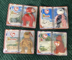 Ty International Bears 2, 3er Set Neu Und Rex Aus Dinosaurier Trio McDonald’s - Bild 1 von 5