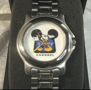 Rare- Disney Channel Men’s Watch- Silvertone - Picture 1 of 6