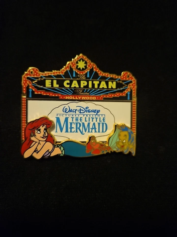 DISNEY PIN ARIEL MERMAID FLOUNDER SEBASTIAN MARQUEE #1  DSF LE 300 PINS SET/LOT - Image 1 of 4