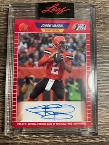JOHNNY MANZIEL 2021 Leaf Pro Set Autograph PSA-JM3 - Picture 1 of 1