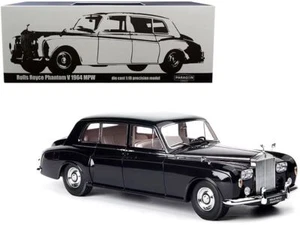 1964 Rolls Royce Phantom V Midnight Blue Metallic 1/18 Diecast Model Car by Para - Picture 1 of 1