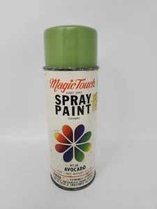 Vintage Spray Paint Can 1970's AVOCADO Green Magic Touch MT-33 Partial - Picture 1 of 24