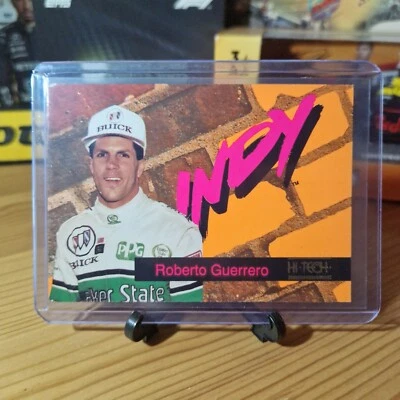 Roberto Guerrero #68 1993 Hi-Tech Indy 500 Card F1 Retro Motorsport Memorabilia - Image 1 of 2