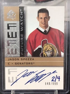 2004-05 Sp Authentic Rookie Buyback Jason Spezza Future Watch Autograph 2/4🔥 - Image 1 of 4