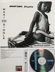 PEARL JAM *VG+* "JEREMY+2" 1992 AUSTRIAN IMPORT CD SINGLE - Bild 1 von 1