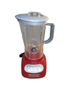 Kitchenaid Blender KSB560ER1 Red 56oz/7cup Pitcher 5 Speed Clean Tested Works - Picture 1 of 6