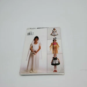 Butterick P233 Mädchen Größe 2-5 Braut Prinzessin Schnittmuster Kostüm Halloween - Bild 1 von 10