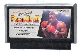Mike Tyson's Punch Out!! HVC-PT 1987 Nintendo Famicom Cartridge Only Tested - Picture 1 of 8