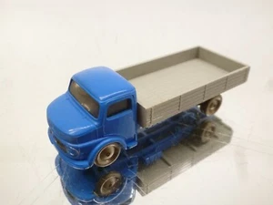 LEGO 653 MERCEDES BENZ LP322 FLATBED TRUCK -BLUE+GREY 1:87 H0- GOOD - 242 - Picture 1 of 7