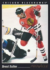 1993-94 Pinnacle Canadian Hockey #91 Brent Sutter