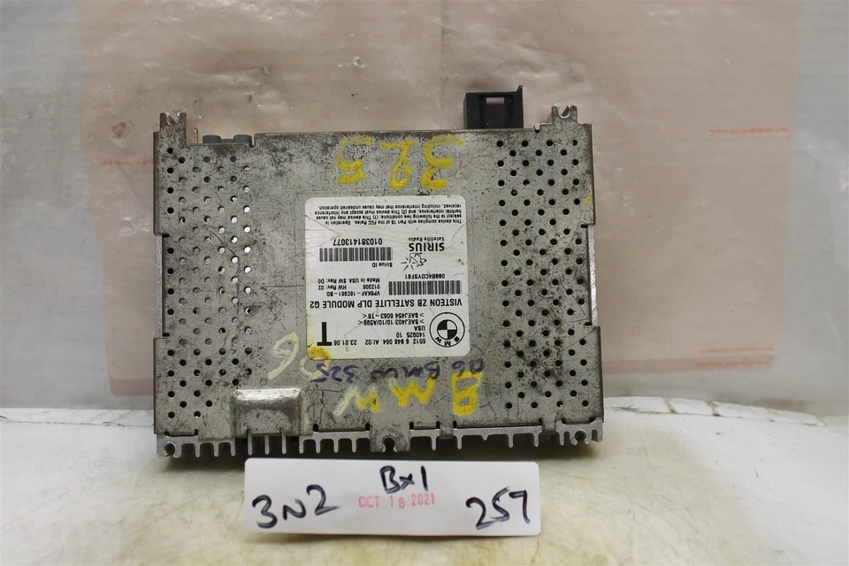 BMW 323i 525i 2005-2006 receptor de satélite remoto 65126948064 módulo 257 3N2-B1 Foto 1 de 4