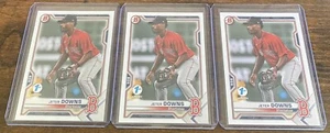 Jeter Downs 2021 Bowman 1st Edition Prospects #BFE-107 Boston Red Sox Lot (3) - Picture 1 of 1