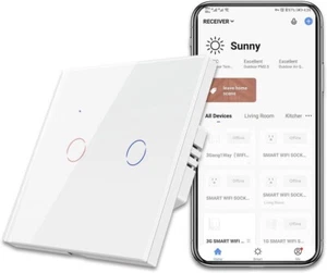 CNBINGO Smart Touch Light Switch, Work with Alexa, Google Home - Picture 1 of 6