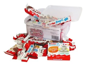 (39,05€/1kg) Party Box mit 6 verschiedenen Ferrero Kinder Spezialitäten, 640g - Bild 1 von 7