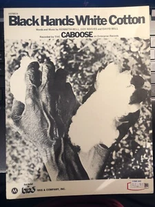 Partituras soul 1970 manos negras algodón blanco (caboose) - Imagen 1 de 2