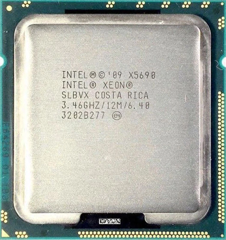 Intel Xeon X5690 3.46 GHz 6 Cores 12 MB L2 Cache LGA1366 Server CPU Processor - Image 1 of 1