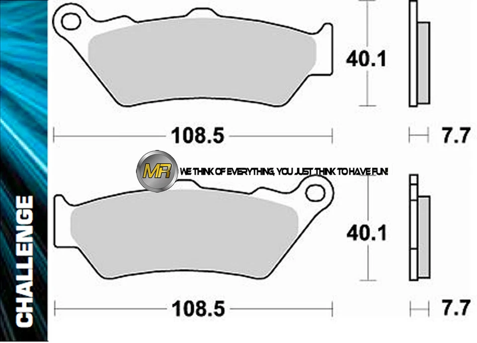 PARA BMW F 650 GS ABS 800 2009 09 PASTILLAS FRENO DELANTERAS SINTERIZADAS METAL Foto 1 de 1