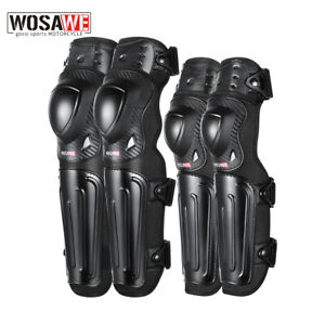WOSAWE Adult Knee Protector Motorcycle Elbow Pads Cycling Guards Protective Gear
