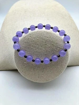Браслет из лаванды александрита эластичный драгоценный камень - Изображение 1 из 3