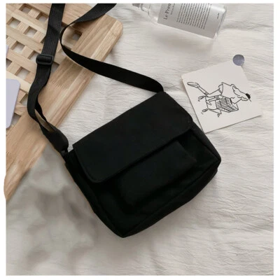 Multi Pocket Women Men Messenger Handbag Cross Body Bags Holiday Shoulder Bag UK - Image 1 of 4