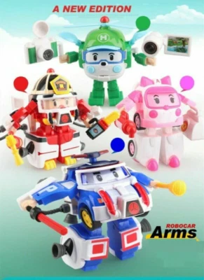 Robocar Poli Transformer Toy mini action figure models Car Truck Toys Model - Image 1 of 4