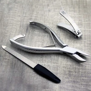 Podólogos Cortaúñas Cortaúñas Cortador para Dedos y Dedos + Kit de Cuidado de Uñas de Lima - Imagen 1 de 5