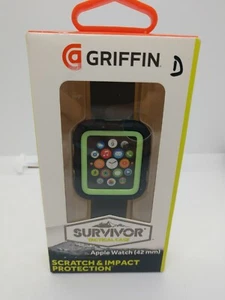 Griffin Tactical Apple Watch Band 42mm Scratch and Impact protection Black - Picture 1 of 2