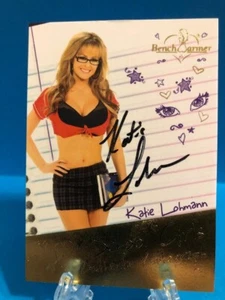Benchwarmer 2014 School Girls GOLD Autograph Card 57 Katie Lohmann - Picture 1 of 2