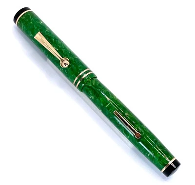 Caneta-tinteiro Wahl Eversharp "US$ 5 caneta" 1927 piroxilina - jade - Imagem 1 de 4
