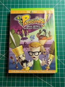 3 2 1 Penguins! Moon Menace on Planet Tell-A-Lie! - DVD - GOOD - Picture 1 of 3