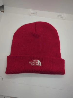 Gorro The North Face UNISEX ROJO Blanco Bordado Logo Invierno Exterior Acrílico Foto 1 de 3